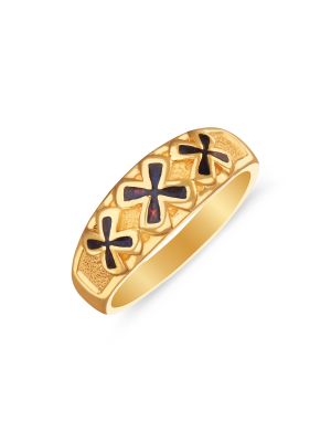 Attractive Mens Gold Ring-hover