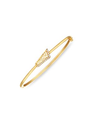 Enticing Gold Bangle-hover
