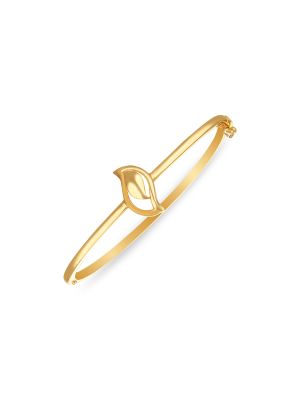 Elegant Leaf Bangle-hover