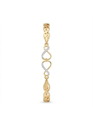 Solitare Pattern Diamond Bracelet-hover