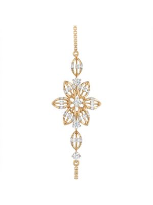 Trendy Lotus Clusture Diamond Bracelet-hover