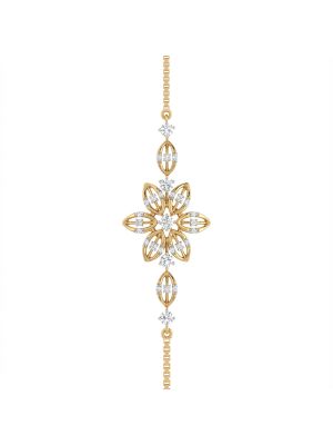 Trendy Lotus Clusture Diamond Bracelet-hover