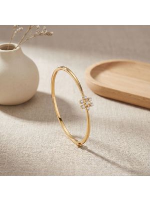 Elegant Bloom Motif Diamond Gadi-hover