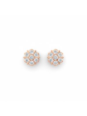 Legacy Floral Luxe Diamond Stud-hover
