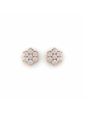 Royal Bloom Diamond Stud-hover