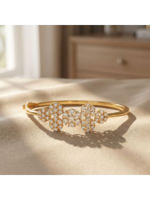 Floral Sparkling Diamond Gadi-hover