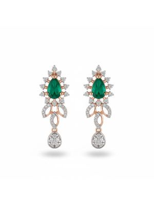 Emerald Rose Glow Diamond Drop-hover