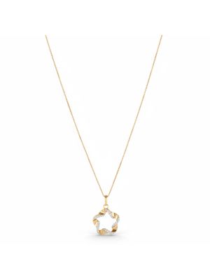 Aesthetic Luminary Gold Diamond Pendant-hover