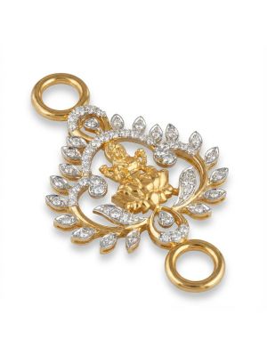 Diamond Lakshmi Mugapu Pendant-hover