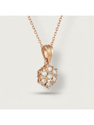Bridal Diamond Mugappu Pendant-hover