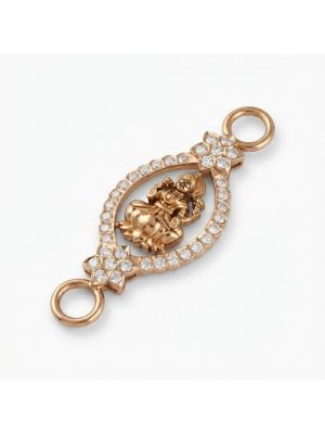 Diamond Lakshmi Mugapu Pendant-hover
