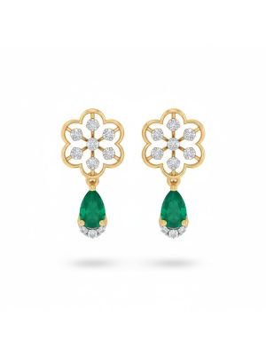 Emerald Glow Diamond Drop-hover