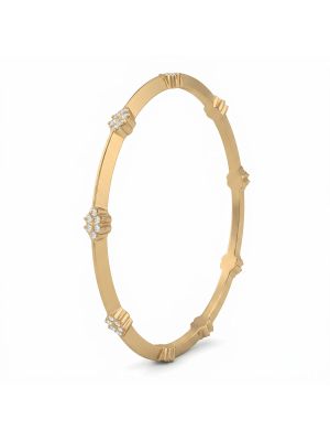 Imperial Floral Station Diamond Bangle-hover