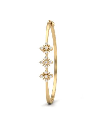Celestia Trio Starlight Diamond Bangle-hover