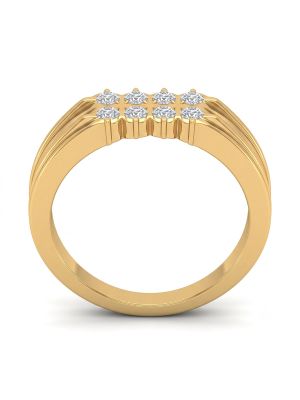 Sovereign Grid Men's Diamond Ring-hover