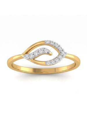 Celestial Leaf Lattice Diamond Ring-hover