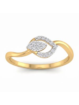 Royal Botanical Wave Diamond Ring-hover