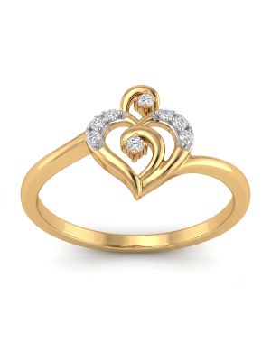Gloriana Heart Bloom Diamond Ring-hover