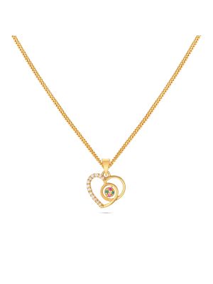 Gold Heart Pendant-hover
