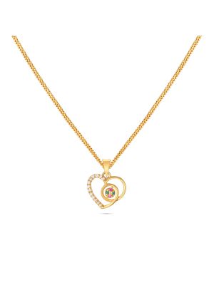 Gold Heart Pendant-hover