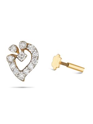 Elegant And Trendy Diamond Nose Pin-hover