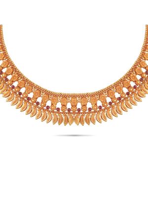 Mesmerising Gold Necklace-hover