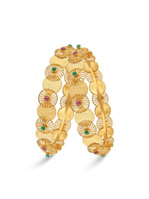 Enticing Gold Bangle-hover