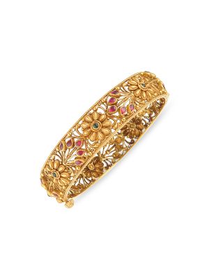 Enticing Gold Bangle-hover