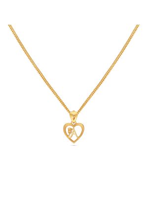 Captivating Gold Letter Pendant-hover