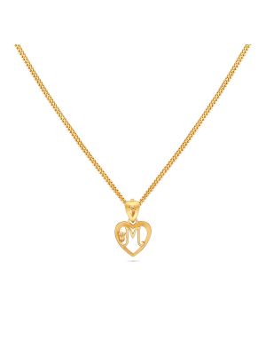 Captivating Gold Letter Pendant-hover