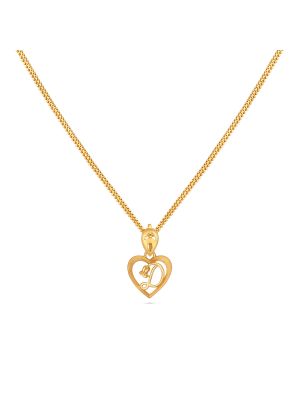 Captivating Gold Letter Pendant-hover