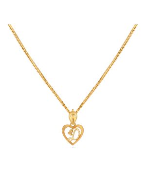 Captivating Gold Letter Pendant-hover