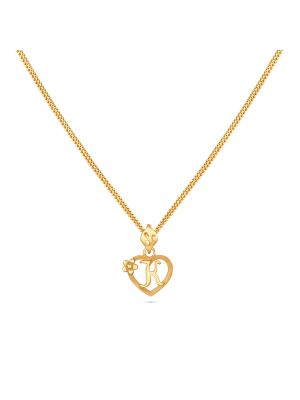Captivating Gold Letter Pendant-hover