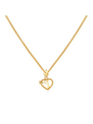 Captivating Gold Letter Pendant-hover