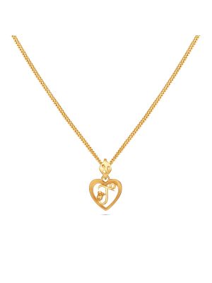 Captivating Gold Letter Pendant-hover