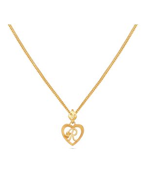 Captivating Gold Letter Pendant-hover