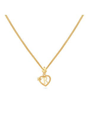 Captivating Gold Letter Pendant-hover