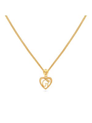 Captivating Gold Letter Pendant-hover