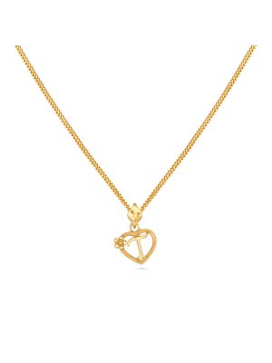 Captivating Gold Letter Pendant-hover