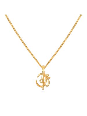 Divine Om Gold Pendant-hover