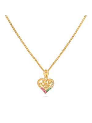 Gold Casting Heart Pendant-hover