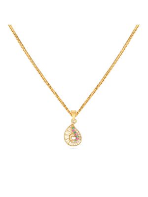 Enchanting Peacock Pendant-hover