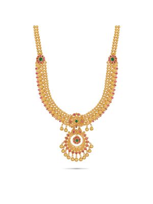 Mesmerising Floral Gold Haram-hover