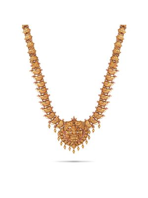 Mesmerising Nagas Antique Gold Haram-hover