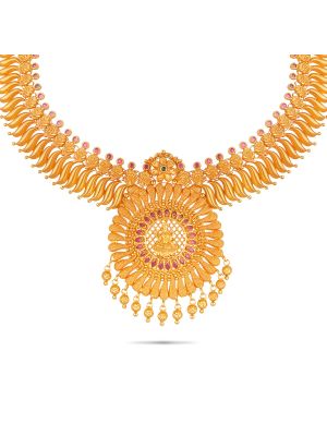 Exciting Gold Fancy Necklace-hover