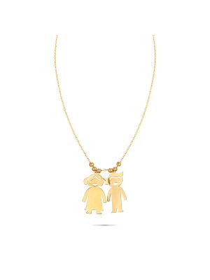 Fascinating Kids Gold Necklace-hover