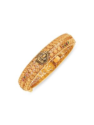 Exquisite Traditional Gold Bangle-hover