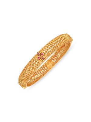 Enticing Gold Bangle-hover