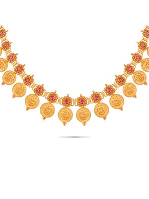 Fascinating Gold Necklace-hover
