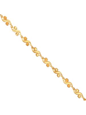 Glamlife Broad Bangle Stainless Steel Gold Kada Anti Tarnish Bracelets for  Unisex, Men & Women, Girls
